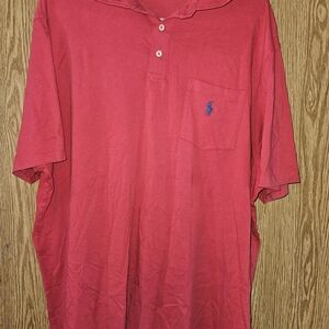 Polo by Ralph Lauren Red Men's Classic Fit Polo